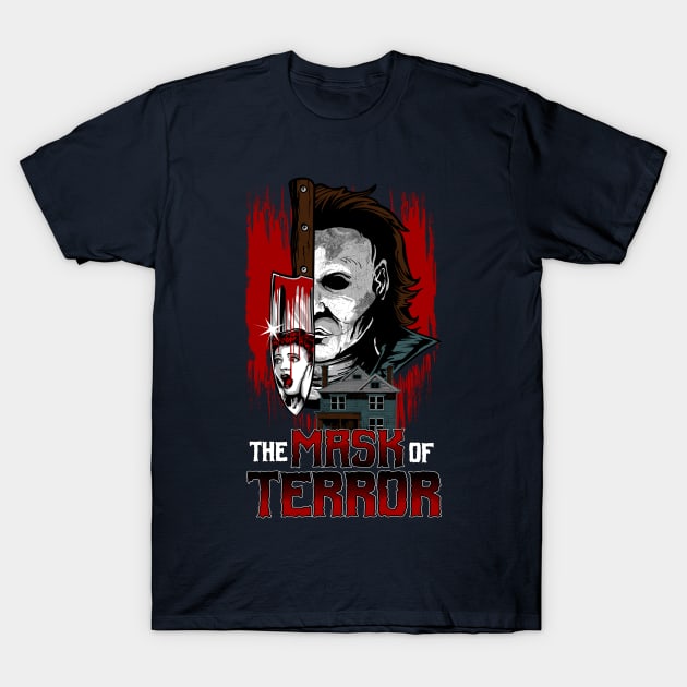 The Mask of Terror T-Shirt by Dark Planet Tees